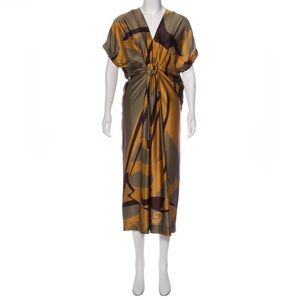 Aquilano.Rimondi, Italy elegant silk dress, US 8/IT 44